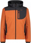 CMP Herren Zip Hoodie Softshell Jacke (Größe 4XL, orange)