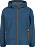CMP Kinder Boys Rain Hoodie Jacke (Größe 128, blau)