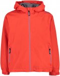 CMP Kinder Boys Rain Hoodie Jacke (Größe 110, rot)