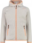 CMP Kinder Strick Fleece Jacke (Größe 176, beige)