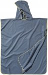 Cocoon Damen Micro Fiber Poncho Ultralight Handtuch (Größe ONE SIZE, blau)