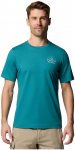 Columbia Herren Tunnel Valley Graphic T-Shirt (Größe XL, tuerkis)