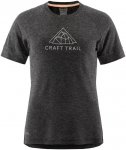 Craft Damen Pro Trail Wool T-Shirt (Größe XS, schwarz)