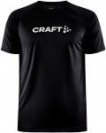 Craft Herren Core Unify Logo T-Shirt (Größe XXL, schwarz)