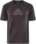 Craft Herren Pro Trail Wool T-Shirt (Größe XL, schwarz)