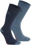 Craghoppers Nosilife 2er Pack Socken (Größe 39 , blau)