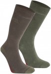 Craghoppers Nosilife 2er Pack Socken (Größe 43 , gruen)