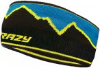 Crazy Skyline Stirnband (Größe ONE SIZE, blau)