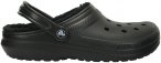 Crocs Classic Lined Clog Sandale (Größe 37 , schwarz)