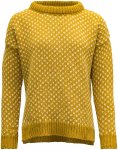 Devold Damen Nordsjø Split Seam Pullover (Größe XS, gelb)