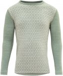 Devold Kinder Litleegga Merino Longsleeve (Größe 92, gruen)