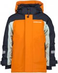 Didriksons Kinder Neptun 3 Jacke (Größe 90, orange)