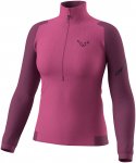 Dynafit Damen Blacklight Thermal 1/2 Zip Longsleeve (Größe XL, lila)