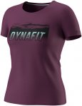 Dynafit Damen Transalper Graphic T-Shirt (Größe XS, lila)