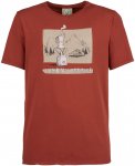 E9 Herren Caffe T-Shirt (Größe S, Rot)