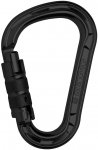 Edelrid HMS Magnum Triple Karabiner (Größe One Size, schwarz)