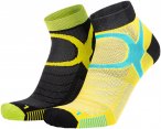 Eightsox Sport Color 3 Socken 2er Pack (Größe 35 , schwarz)