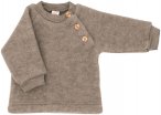Engel Kinder Raglan Pullover (Größe 110 , braun)