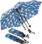 Euroschirm Dainty Automatic Regenschirm (Größe One Size, blau)