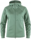 Fjällräven Damen Abisko Grid Fleece Hoodie Jacke (Größe XS, gruen)