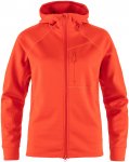 Fjällräven Damen Abisko Grid Fleece Hoodie Jacke (Größe XS, rot)