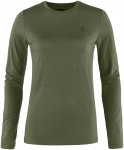 Fjällräven Damen Abisko Wool Longsleeve (Größe L, gruen)