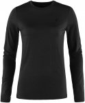 Fjällräven Damen Abisko Wool Longsleeve (Größe XS, schwarz)