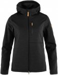 Fjällräven Damen Keb Fleece Hoodie Jacke (Größe S, schwarz)