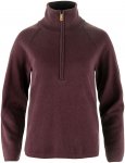 Fjällräven Damen Övik Lite Half Zip Pullover (Größe L, rot)