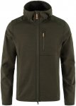 Fjällräven Herren Keb Fleece Hoodie Jacke (Größe XL, oliv)