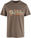 Fjällräven Herren Multicolor Logo T-Shirt (Größe M, braun)
