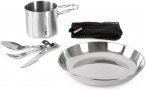 GSI Glacier Stainless Essgeschirr Set (Größe ONE SIZE, silber)
