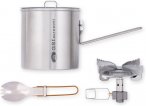 GSI Glacier Stainless Explorer Kochgeschirr (Größe ONE SIZE, silber)