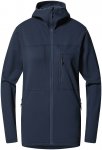 Haglöfs Damen Rosson Mid Hoodie Jacke (Größe M, blau)