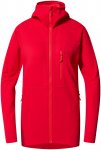 Haglöfs Damen Rosson Mid Hoodie Jacke (Größe XS, rot)