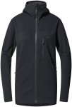 Haglöfs Damen Rosson Mid Hoodie Jacke (Größe L, schwarz)