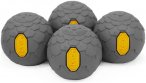 Helinox Vibram Ball Fußaufsetzter Set (Größe 45mm, grau)