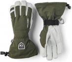 Hestra Army Leather Heli Ski Handschuhe (Größe 7, oliv)
