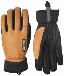 Hestra Army Leather Wool Terry Handschuhe (Größe 7, braun)