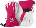 Hestra Kinder Army Leather Heli Ski Handschuhe (Größe 5, pink)