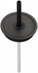Hydro Flask Medium Press-In Straw Lid Deckel (Größe ONE SIZE, schwarz)