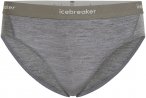 Icebreaker Damen 125 Cool-Lite Sprite Hipster Unterhose (Größe L, grau)
