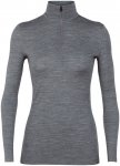 Icebreaker Damen 200 Oasis Half Zip Longsleeve (Größe M, grau)