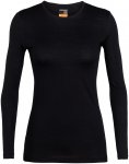 Icebreaker Damen 200 Oasis Longsleeve (Größe L, schwarz)