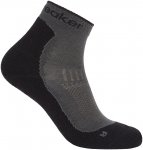Icebreaker Damen Hike+ Light Mini Socken (Größe 35 , grau)