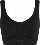 Icebreaker Damen Merino Queens Clasp Sport BH (Größe XS, schwarz)