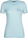 Icebreaker Damen Tech Lite II Mountain Lake T-Shirt (Größe XS, tuerkis)