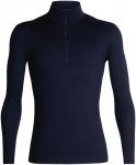 Icebreaker Herren 200 Oasis Half Zip Longsleeve (Größe XXL, blau)