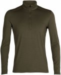 Icebreaker Herren 200 Oasis Half Zip Longsleeve (Größe XL, oliv)