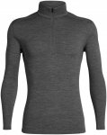 Icebreaker Herren 260 Tech Half Zip Longsleeve (Größe S, grau)